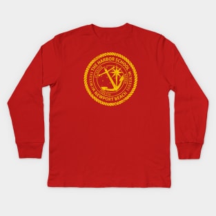 Harbor School Crest - The OC Kids Long Sleeve T-Shirt